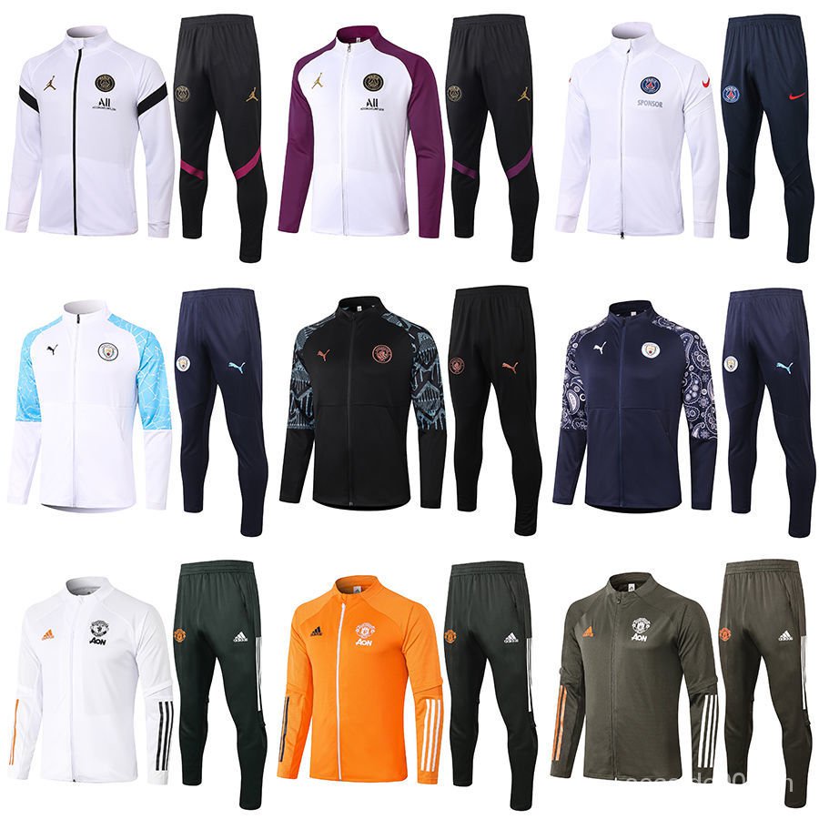 Áo khoác đồng phục bóng đá đội Manchester Jersey 2021Paris thời trang thu đông