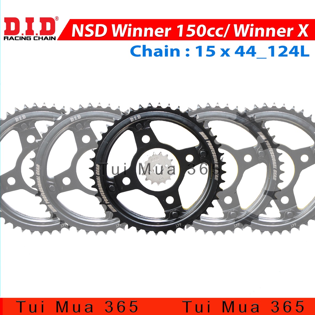 Bộ Nhông Sên Đĩa Winner 150, Winner X Phốt Cao Su Vàng 428 VIX T-ring Cải Tiến Mới Của Huyền Thoại TFX Khóa Cài