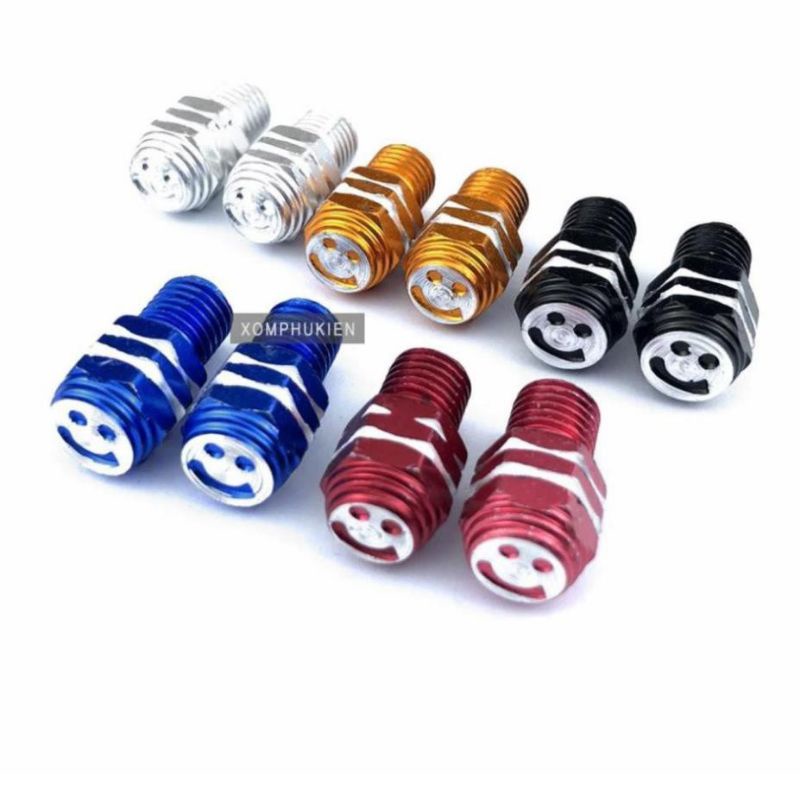 Giá 1 đôi] Ốc mặt cười chân gương xe máy 10mm gen xuôi,gen ngược