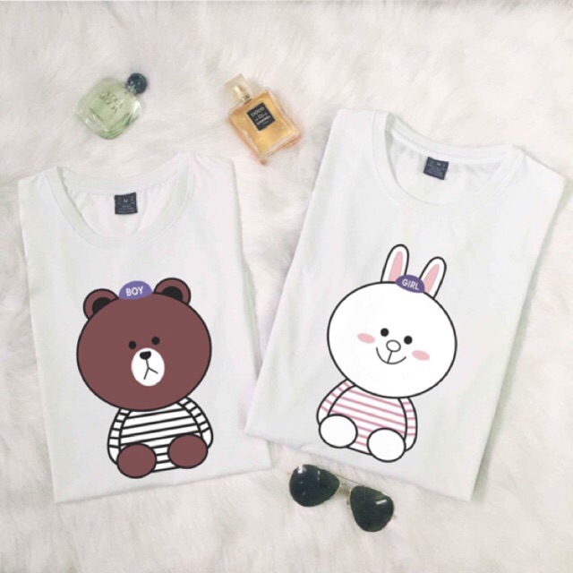 Áo thun thỏ Cony , gấu Brown , đủ size (inbox chọn mẫu)