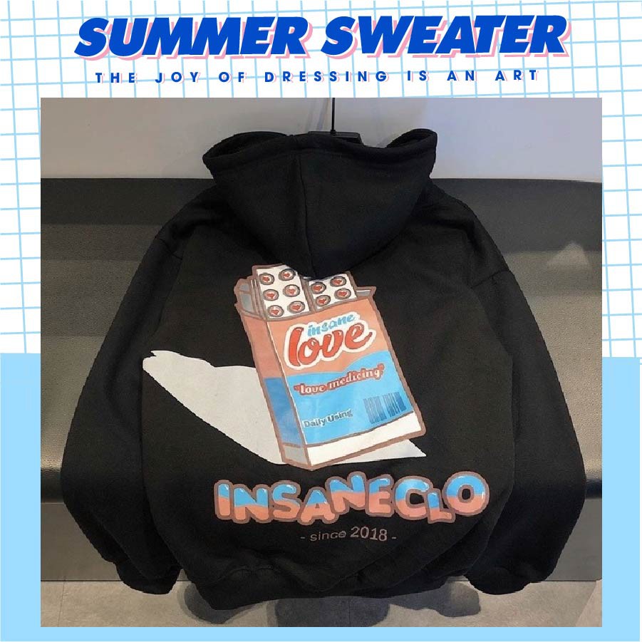 Áo hoodie Essentials phản quang chống nắng unisex, chất nỉ dày dặn trẻ trung dành cho nam nữ SUMMER SWEATER | BigBuy360 - bigbuy360.vn