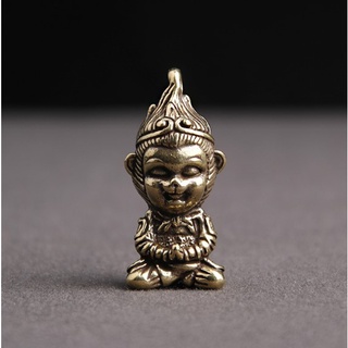 Tôn Ngộ không mini 🎁FREESHIP🎁 Ngộ Không bằng đồng -Phụ kiện tiểu cảnh trang trí
