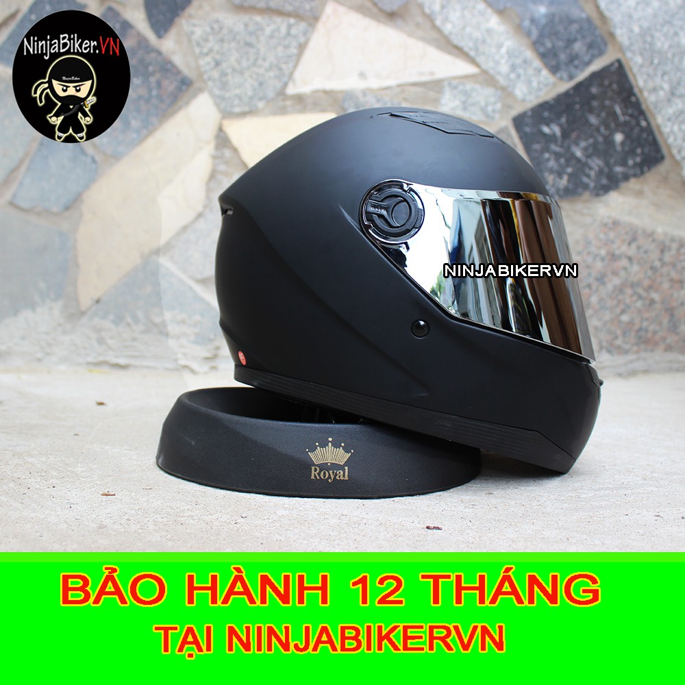 Nón bảo hiểm ASIA fullface tem đen full chính hãng ( ảnh thật ) tặng khăn ninja kèm thùng