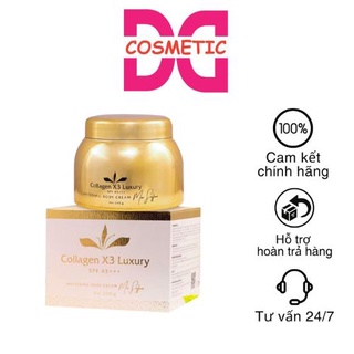 Kem body collagen luxury x3, kem dưỡng trắng da body x3 - d&d cosmetics