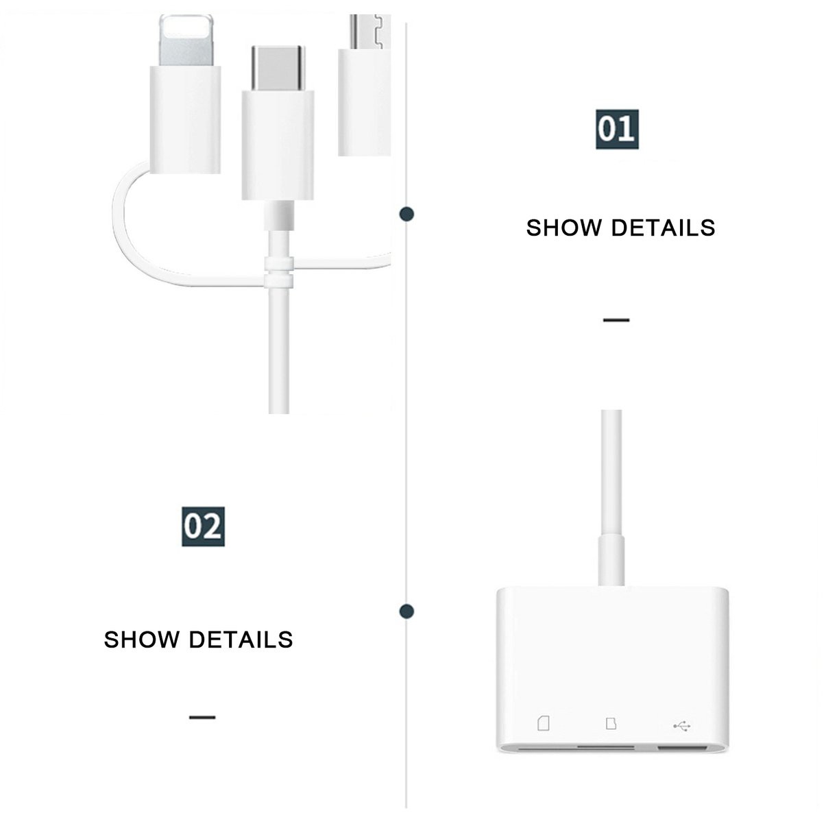 Đầu Đọc Thẻ Nhớ Đa Năng Cho Ios Và Android | BigBuy360 - bigbuy360.vn