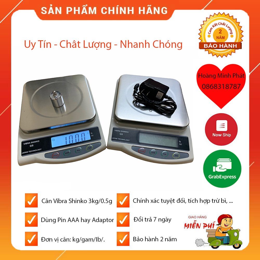 CÂN ĐIỆN TỬ NHÀ BẾP Gs-Shinko 3kg/0,5gam - Hàng Xịn Nhật Bản - DÙNG CHO NHÀ HÀNG, GIA ĐÌNH