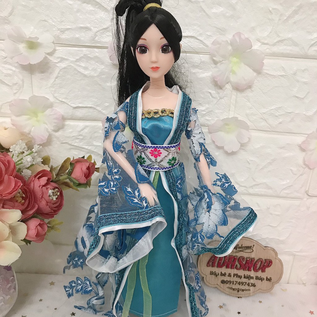 Váy cổ trang cho búp bê 30cm 1/6