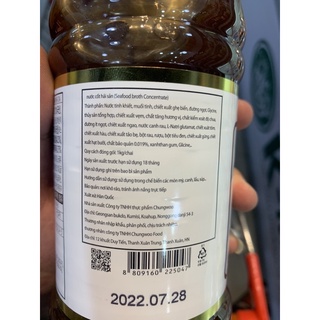 nước cốt hải sản hàn quốc 1kg