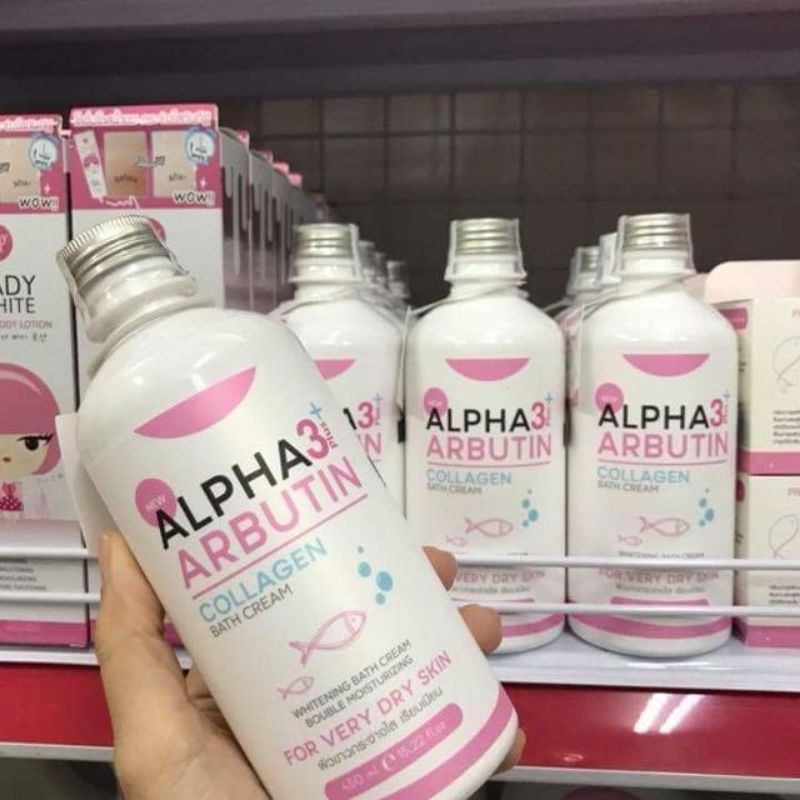 Sữa Tắm Trắng Da Alpha Arbutin Thái Lan Chính Hãng 100%