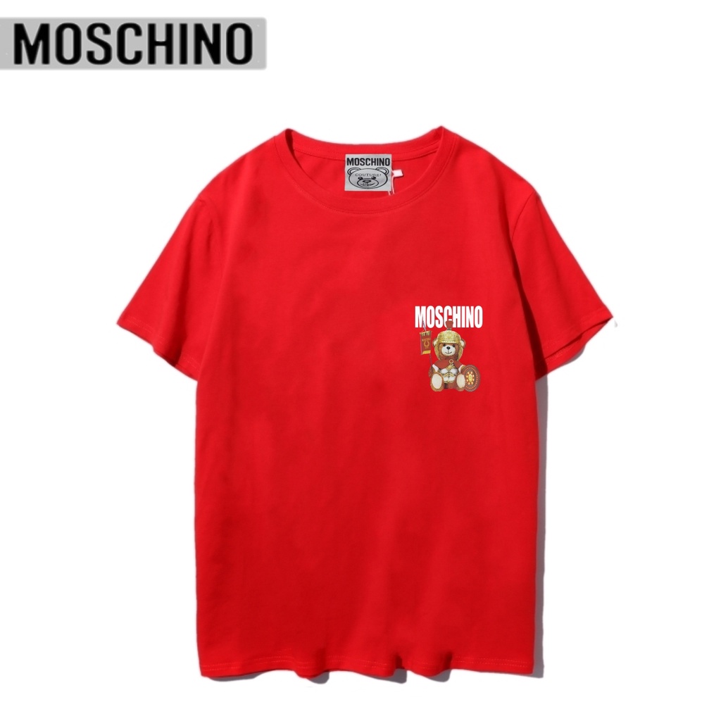 Áo thun Moschino 8830 tay ngắn cổ tròn in họa tiết thời trang dành cho cả nam và nữ