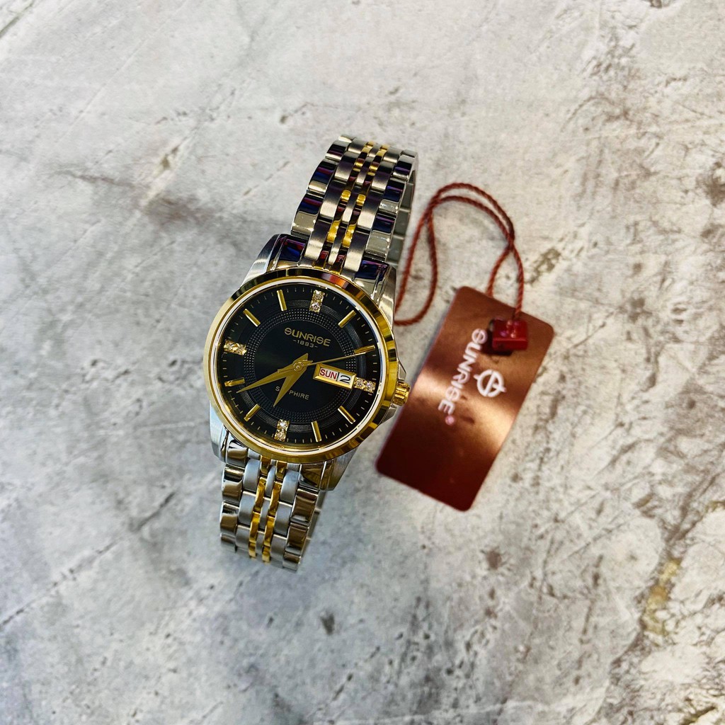 Đồng hồ Sunrise nữ chính hãng Nhật Bản L2198SA.SG.D - kính saphire chống trầy - bảo