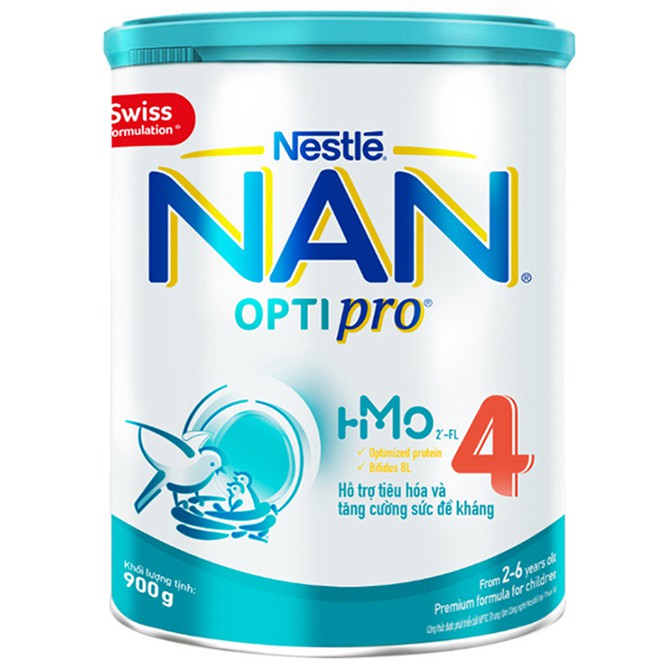 Sữa NAN HMO Optipro số 4 - 900g (2-6Y)