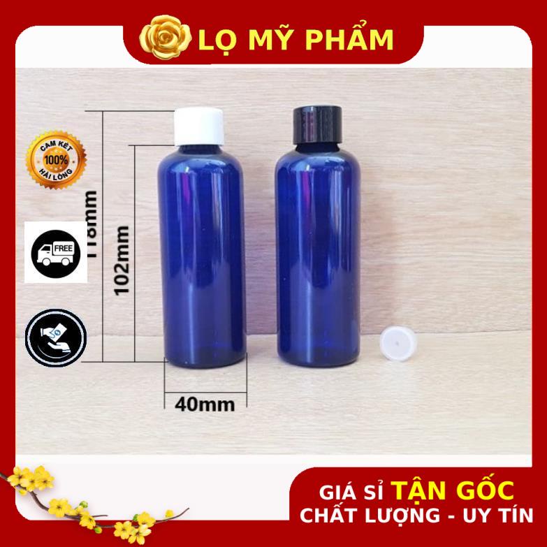 Chai Chiết Mĩ Phẩm ❤ GIÁ TỐT NHẤT ❤ Chai nhựa pet Nắp Vặn đen 20ml,30ml,50ml,100ml chiết mỹ phẩm , phụ kiện du lịch