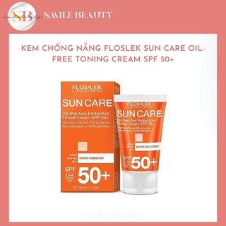 Kem chống nắng Floslek Laboratorium Sun Care Oil Free Sun Protection Tinted Cream SPF50+