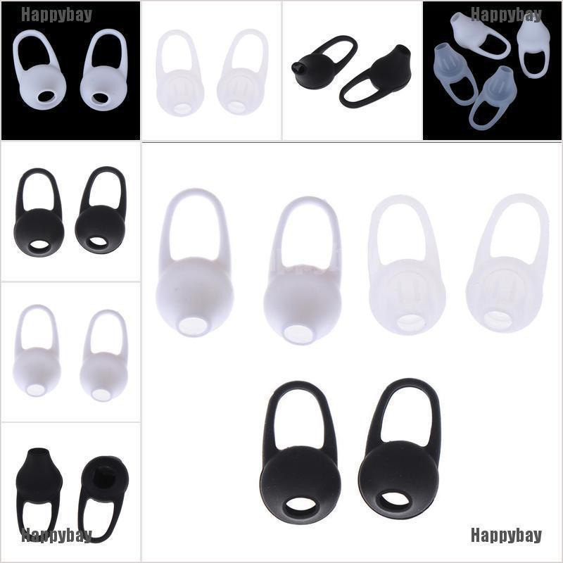 Happybay 10Pcs silicone in-ear bluetooth earphone earbud tips headset earplug cover parts