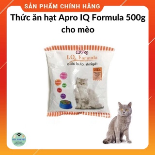 Thức ăn hạt Apro IQ Formula gói 500g cho mèo trưởng thành