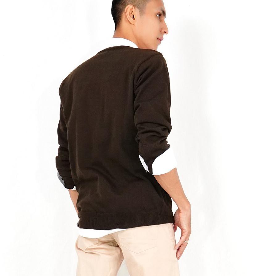 Áo Cardigan dệt kim cổ chữ V thời trang Hàn Quốc cho nam | BigBuy360 - bigbuy360.vn