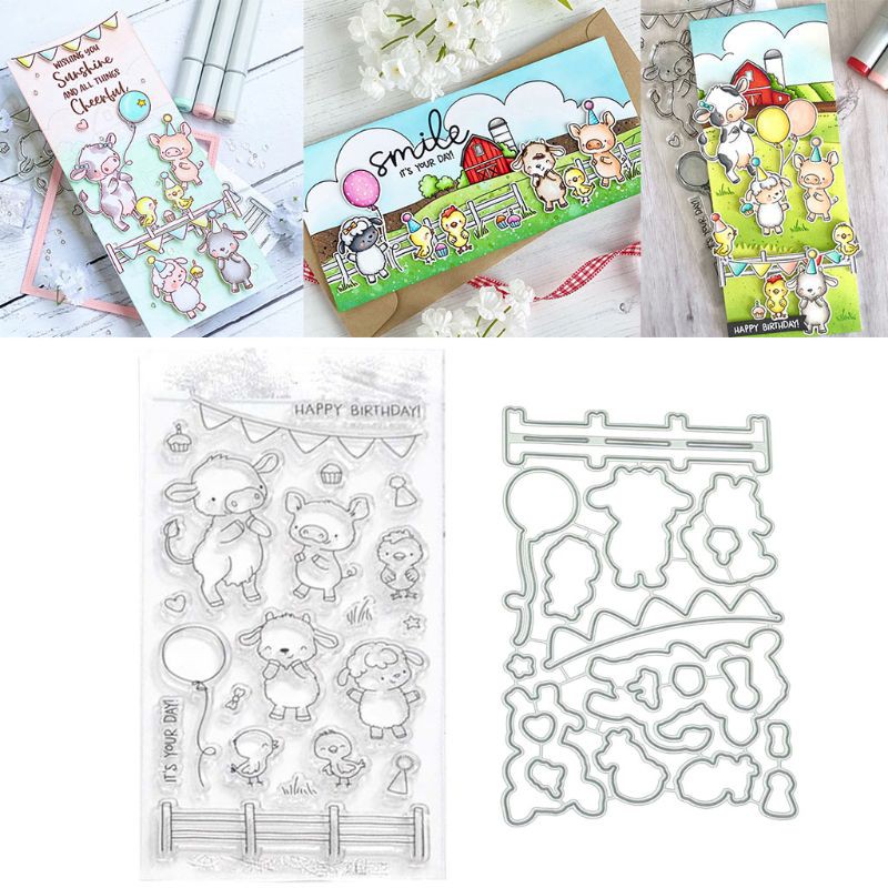 Khuôn Cắt Giấy Làm Từ Kim Loại Hình Bán Nguyệt Dùng Trang Trí Scrapbook