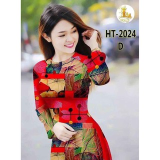 ÁO DÀI LẬP THỂ CỔ TRÒN TAY dài