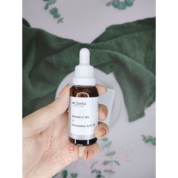Serum Vitamin C 16% + tranexamic acid 3%  DrCeutics Ngăn Ngừa Lão Hóa Và Làm Sáng Da