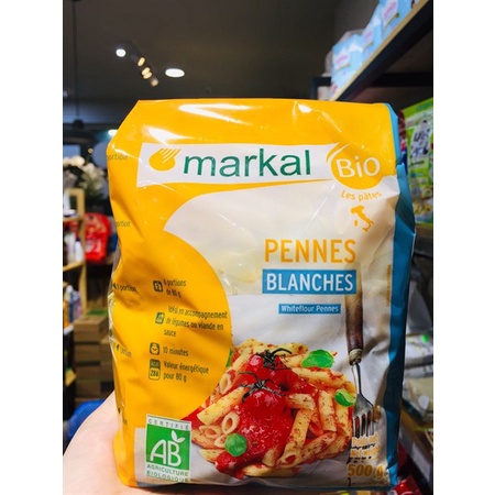 Nui ống mì mỳ ý spaghetti lớn dài MARKAL chính hãng dai ngon 500g 07152