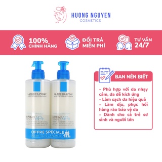 Sữa Rửa Mặt Và Sữa Tắm La Roche-Posay Lipikar Syndet AP+ 400ml