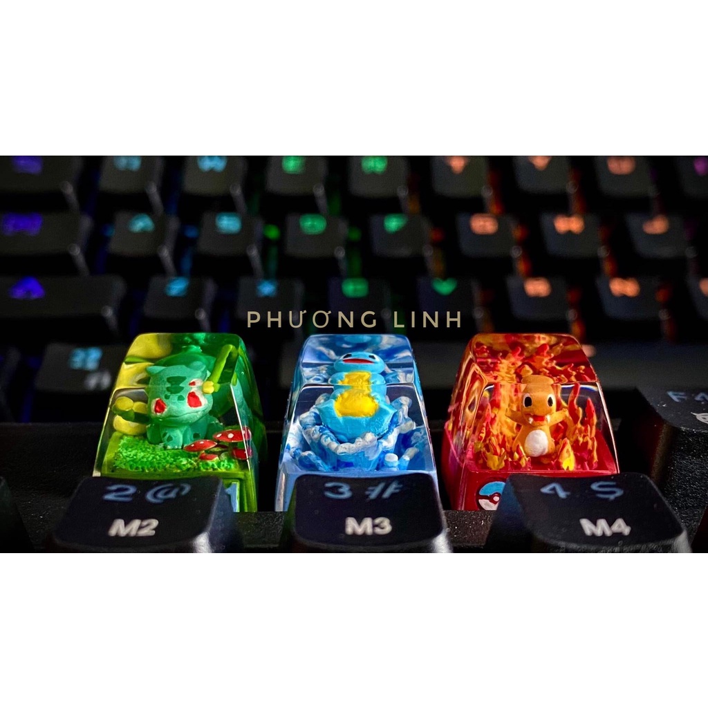 Keycap resin pokemon - nút bàn phím cơ - artisan