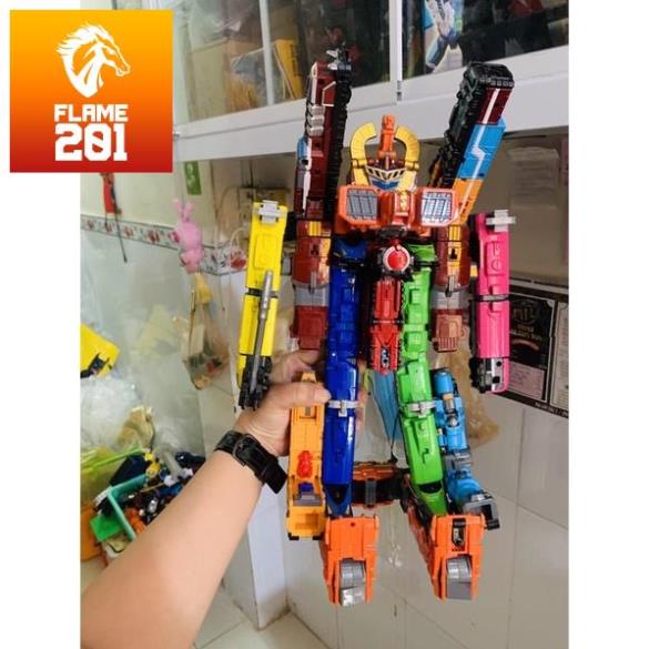 TPHCM TPHCM Đồ chơi siêu nhân Robo chiến đội hoả xa Toqger Set nguyên con lớn