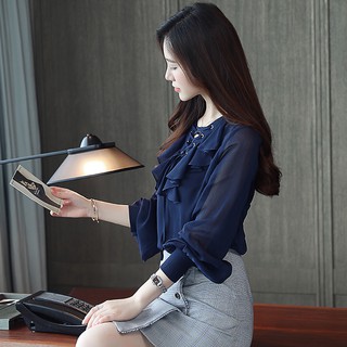 Áo Voan Tay Dài Thời Trang Dành Cho Nữ
