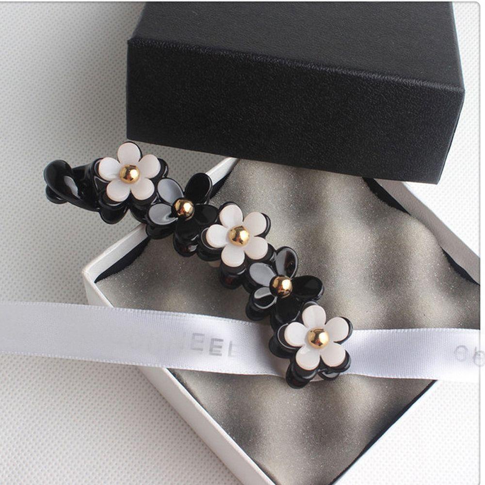 IVORY Kẹp Tóc Acrylic Phong Cách Hàn Quốc Cổ Điển Sang Trọng Dành Cho Nữ