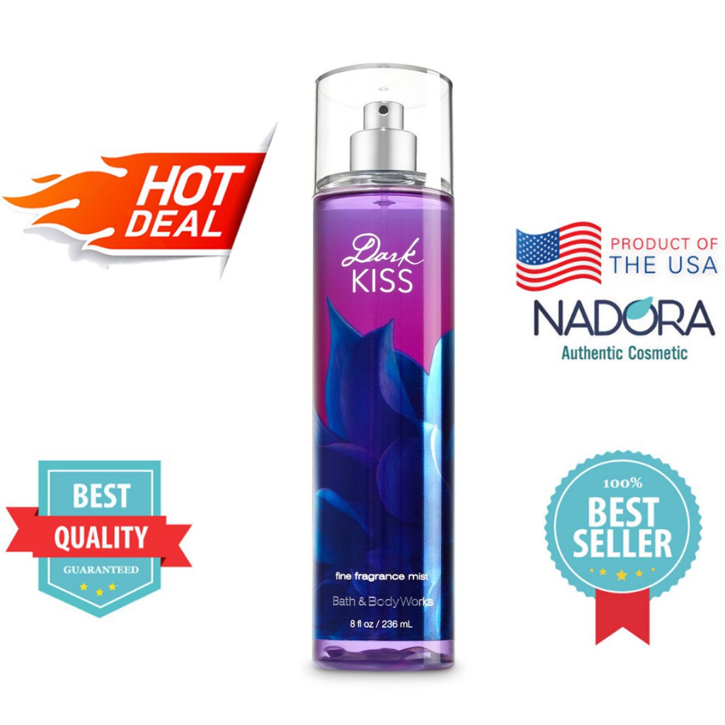 Xịt Thơm Toàn Thân Bath & Body Works Dark Kiss 236ml | BigBuy360 - bigbuy360.vn
