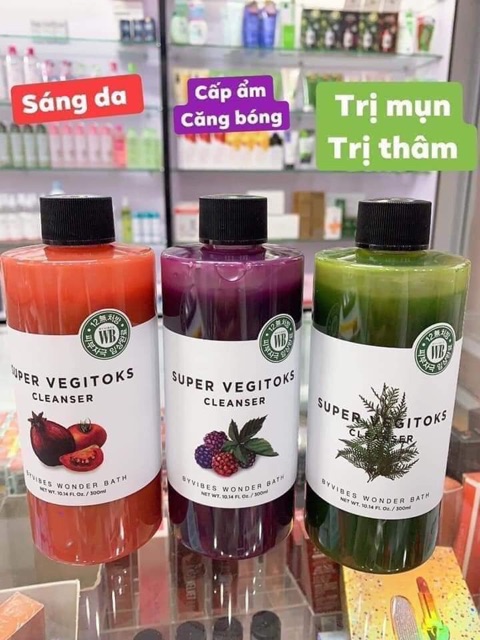 SỬA RỬA MẶT THẢI ĐỘC SUPER VEGITOKS CLEANSER