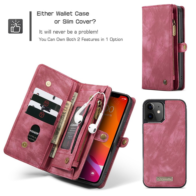 iPhone 11 ProMax XS MAX XR X 8 7 6 6s Plus SE 2020 Card Slot Phone Case PU Luxury Leather Wallet Magnetic Attraction Flip Cover For iPhone11ProMax iPhone8Plus 7Plus 6SPlus iPhoneXSMAX Business Stand Casing Holder PHONE CASE zipper card holder