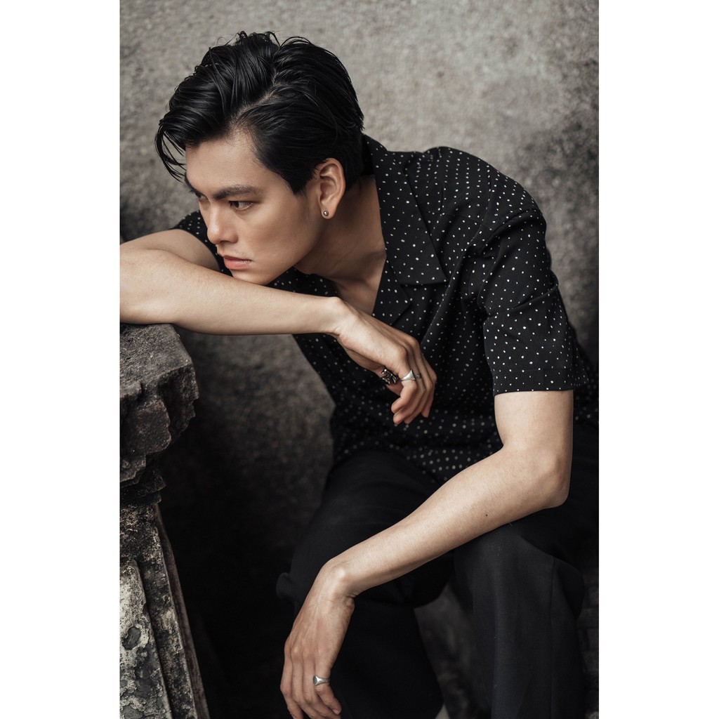 Áo Sơ Mi Ngắn Tay Nam Họa Tiết HIGHWAY MENSWEAR Polka Dot Cuban Shirt | BigBuy360 - bigbuy360.vn
