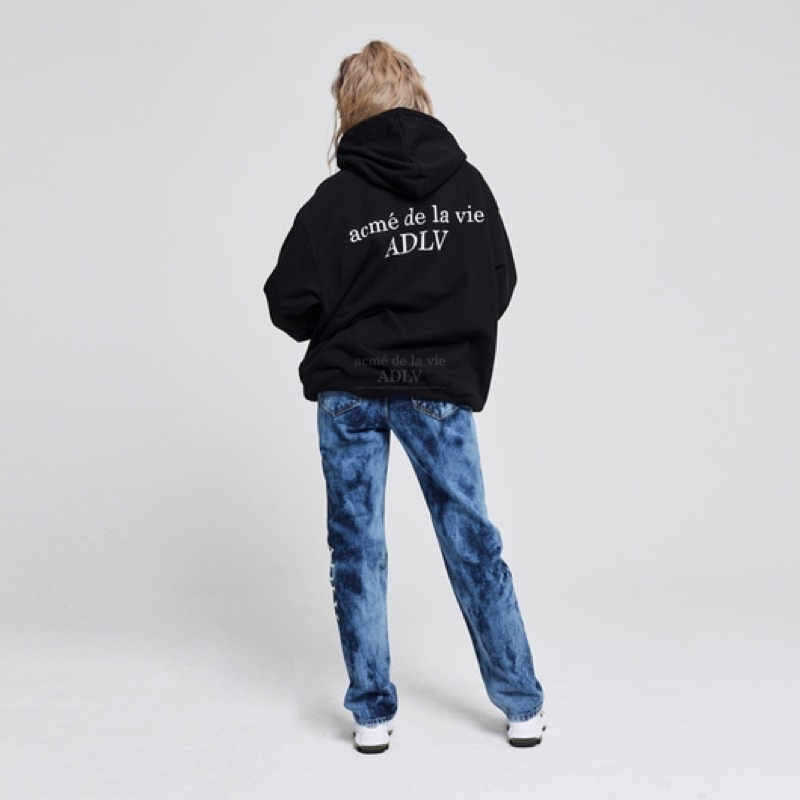 [Nỉ bông cao cấp] Áo hoodie ADLV in hình bé cầm ván trượt