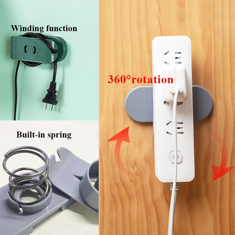 Giá đỡ cố định ổ cắm điện xoay 360 độ tiện dụng