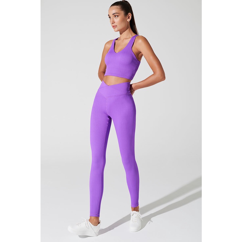 OLABEN Áo bra dài yoga gym Hydra Tank Bra Deep Lilac