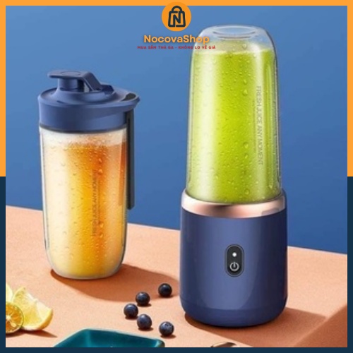 Máy Xay Sinh Tố Cầm Tay Chigo 6 Lưỡi Dao Gọn Nhẹ Và Tiện Lợi, Máy Xay Cầm Tay