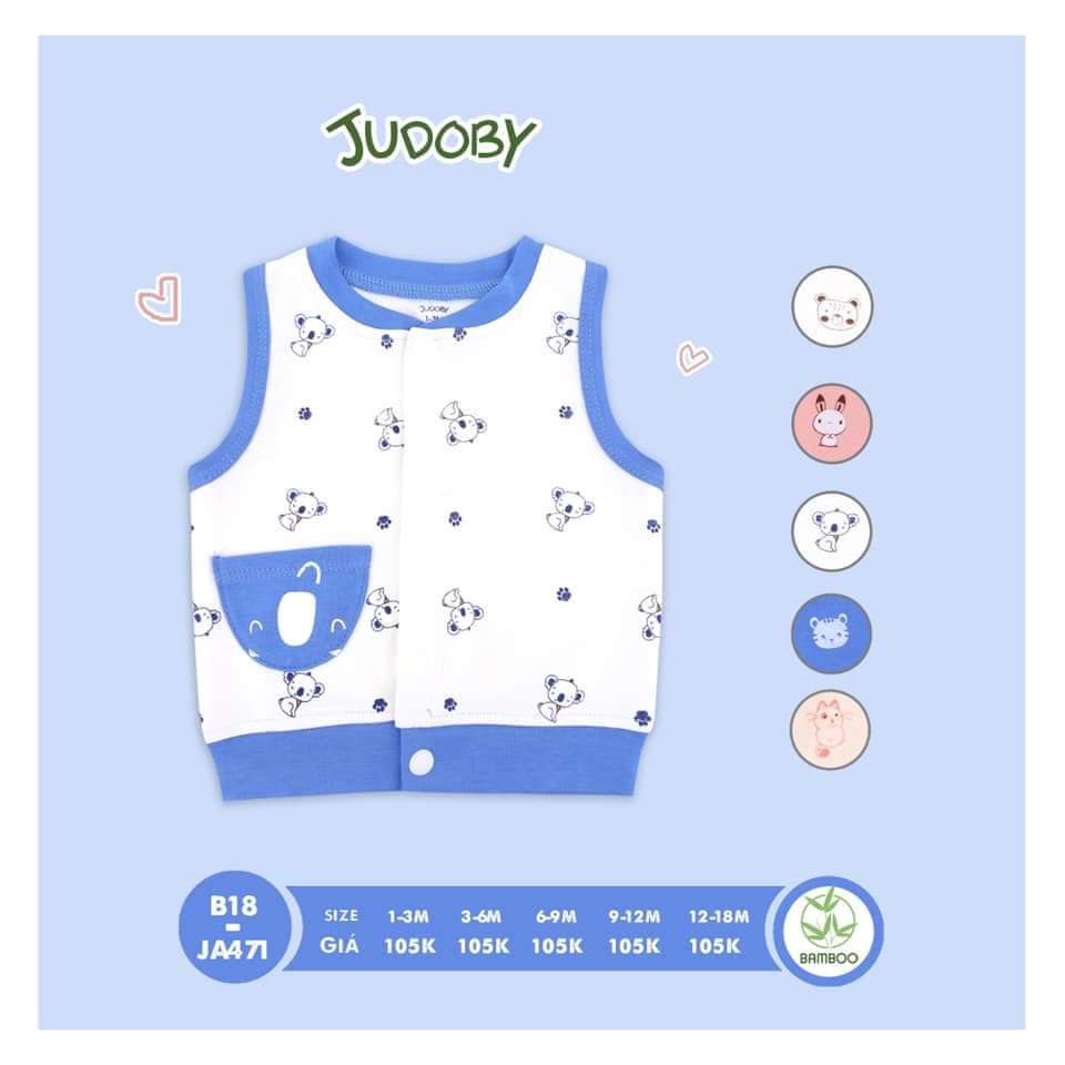 Áo gile cài cúc giữa  chất siêu mềm Judoby