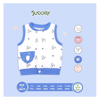 Áo gile cài cúc giữa  chất cotton mềm Judoby