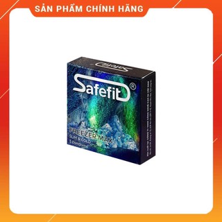 Bao cao su siêu mỏng mát lạnh safefit freezer max hộp 3 cái con411