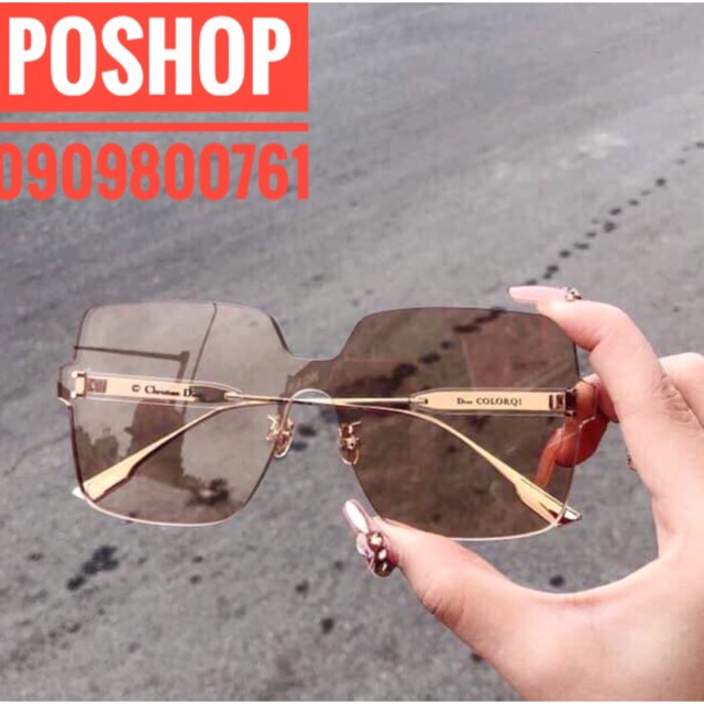 ❌POSHOP❌MẮT KÍNH NỮ TRÀN VIỀN VUÔNG GONG KIM LOẠI THỜI TRANG DI.OR CAO CẤP HOT TREND | BigBuy360 - bigbuy360.vn