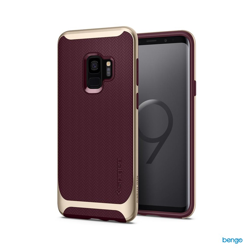 Ốp lưng Samsung Galaxy S9 SPIGEN Neo Hybrid - Burgundy
