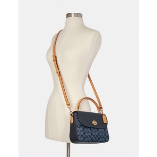 Túi xách Coach Marlie phối jeans cực chất