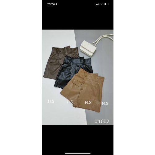 CHÂN VÁY DA CẠP CHÉO HOT TREND  Size L