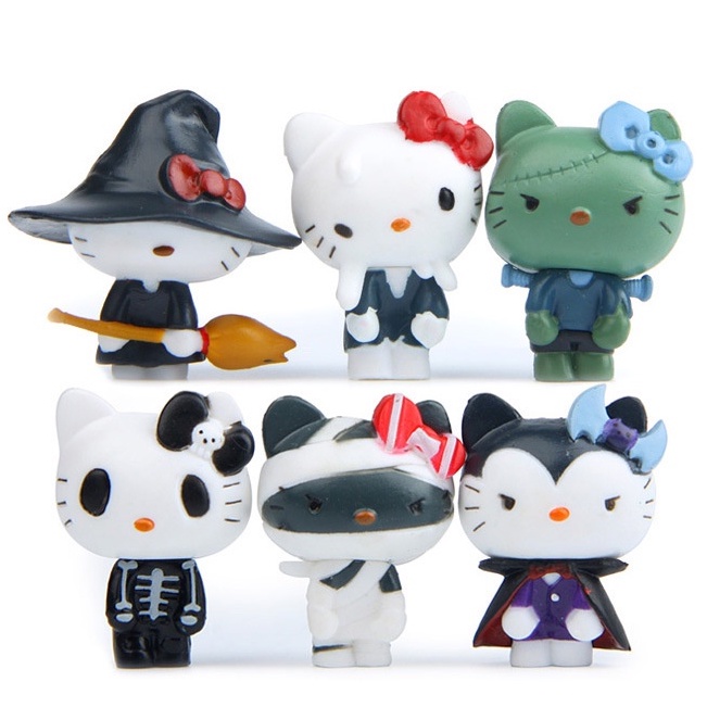 Mô Hình Mèo Hello Kitty Xinh Xắn Dùng Để Trang Trí
