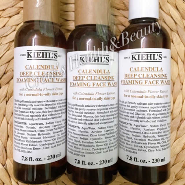 [ BILL DUTYFREE ] SỮA RỬA MẶT KIEHLS GEL HOA CÚC 230ML