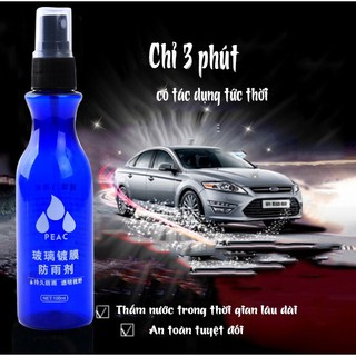 Bình xịt nano chống nước cho Gương, Kính