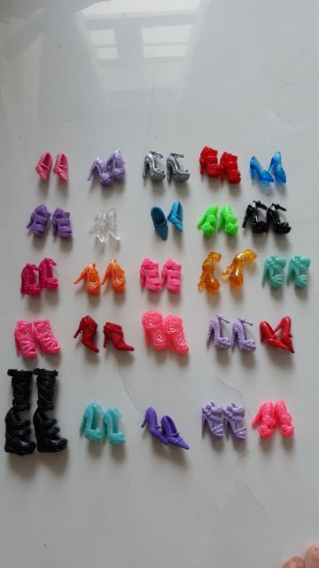 20 đôi giày Búp bê Barbie, Xinyi, Licca, búp bê 30cm ngẫu nhiên