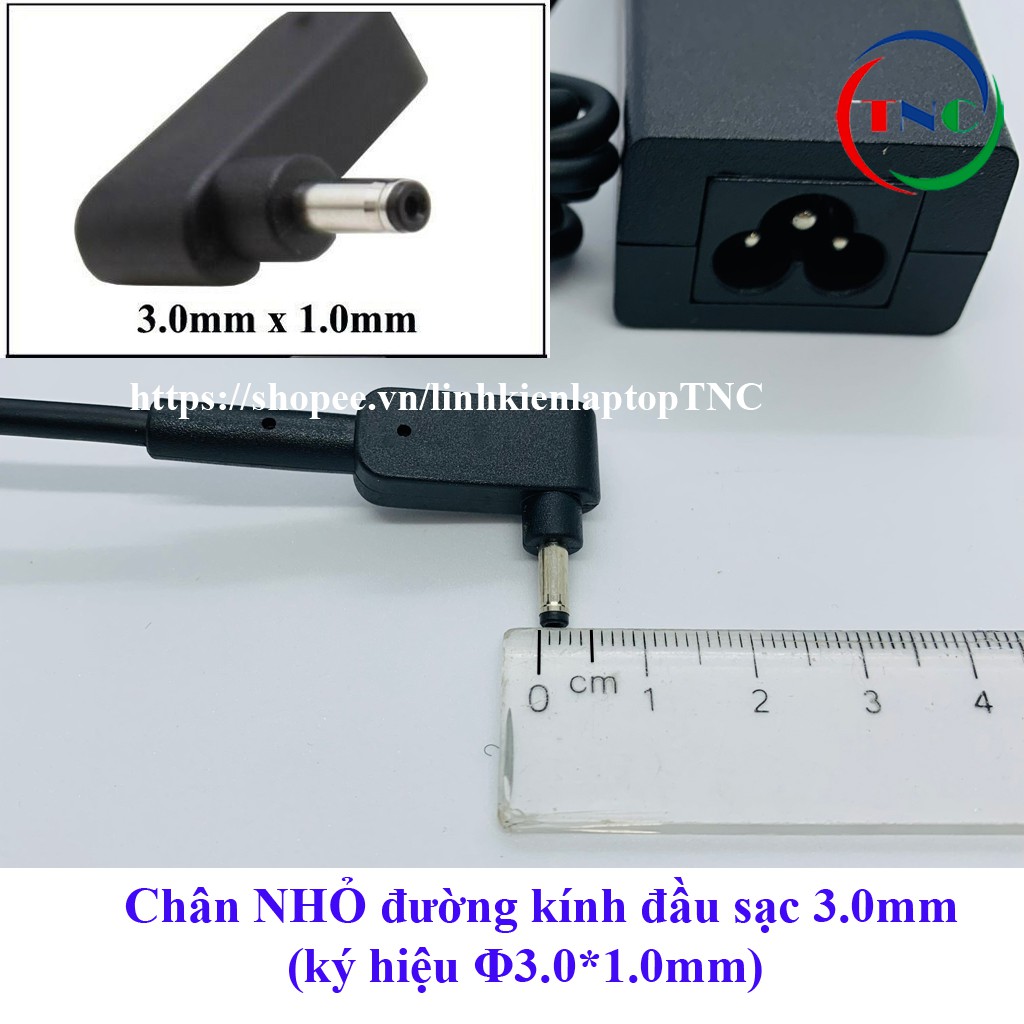 Sạc Laptop Acer chân nhỏ 19V – 2.37A hàng ZIN (Adapter Acer V3-331 V3-371 V3-372)